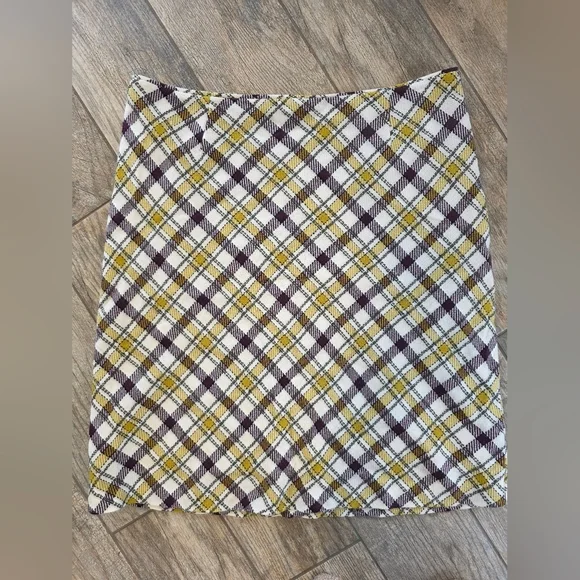 Pendleton Vintage Plaid Double-Breasted Skirt Suit Wool Plus Size 14 18 - Picture 7 of 8